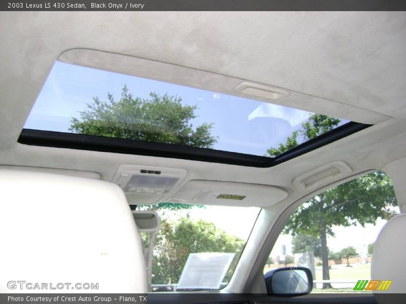Black Onyx / Ivory 2003 Lexus LS 430 Sedan