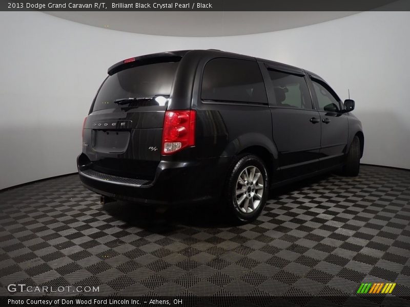 Brilliant Black Crystal Pearl / Black 2013 Dodge Grand Caravan R/T