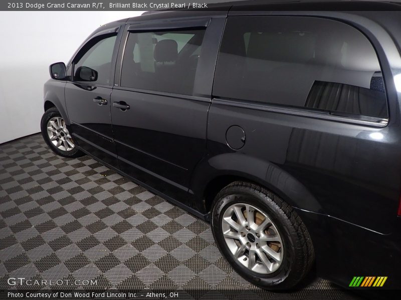 Brilliant Black Crystal Pearl / Black 2013 Dodge Grand Caravan R/T