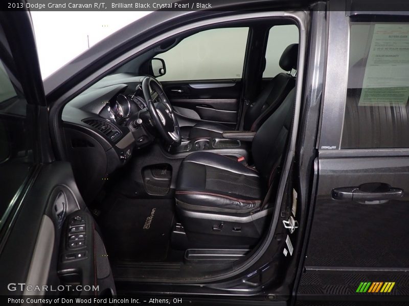 Brilliant Black Crystal Pearl / Black 2013 Dodge Grand Caravan R/T