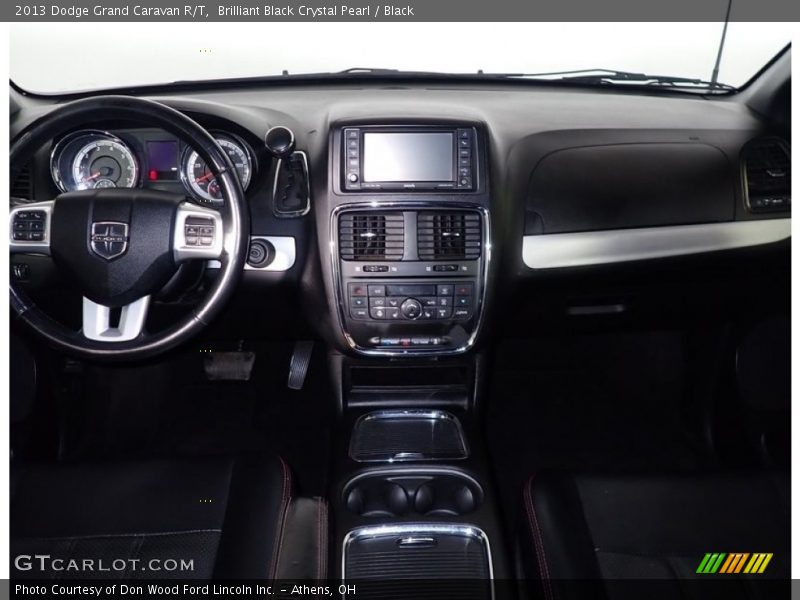 Brilliant Black Crystal Pearl / Black 2013 Dodge Grand Caravan R/T