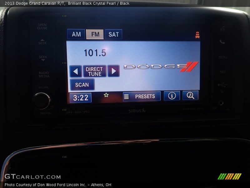 Brilliant Black Crystal Pearl / Black 2013 Dodge Grand Caravan R/T