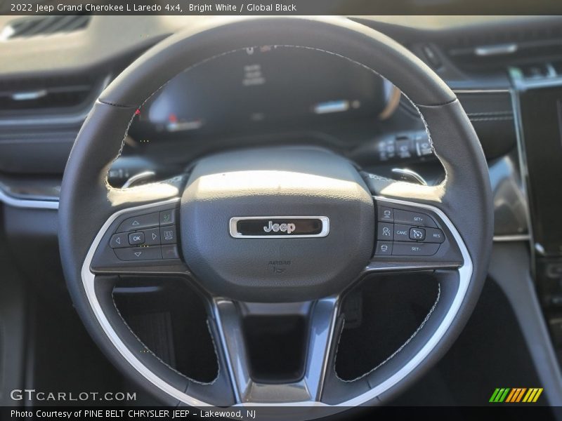 Bright White / Global Black 2022 Jeep Grand Cherokee L Laredo 4x4