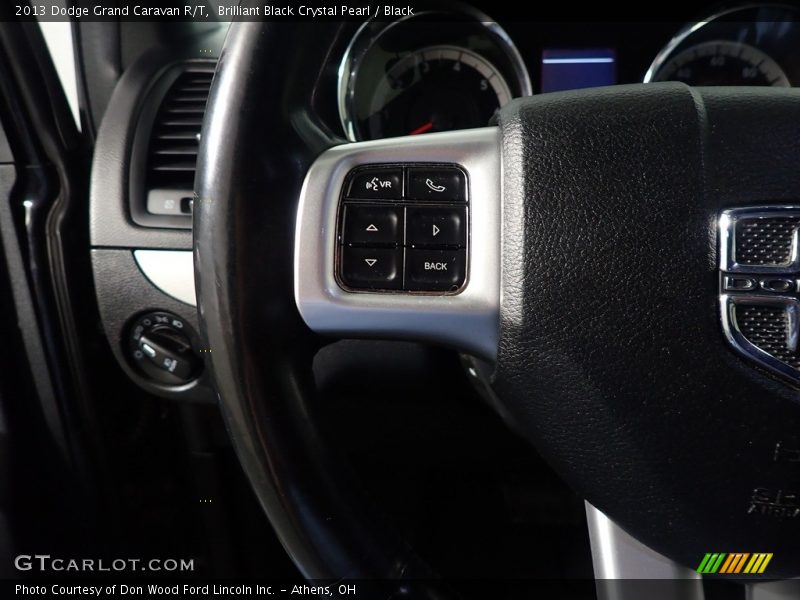 Brilliant Black Crystal Pearl / Black 2013 Dodge Grand Caravan R/T