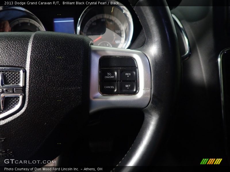 Brilliant Black Crystal Pearl / Black 2013 Dodge Grand Caravan R/T