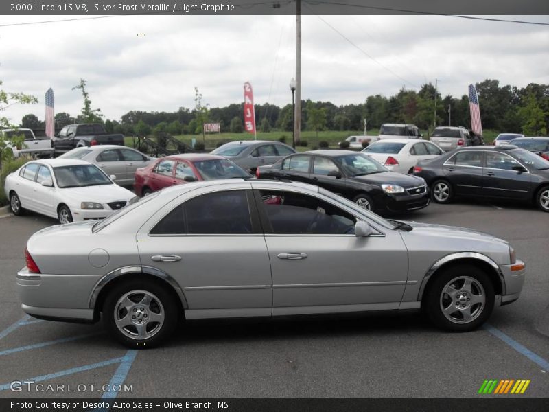 Silver Frost Metallic / Light Graphite 2000 Lincoln LS V8