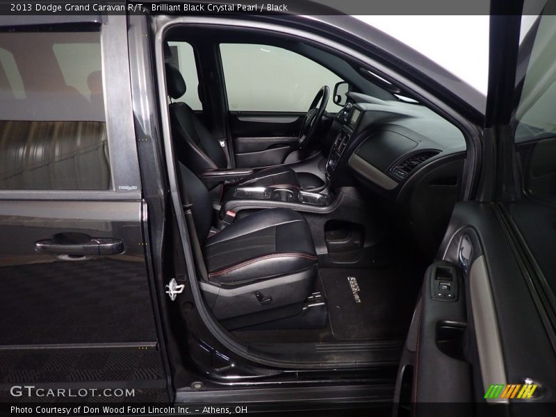 Brilliant Black Crystal Pearl / Black 2013 Dodge Grand Caravan R/T