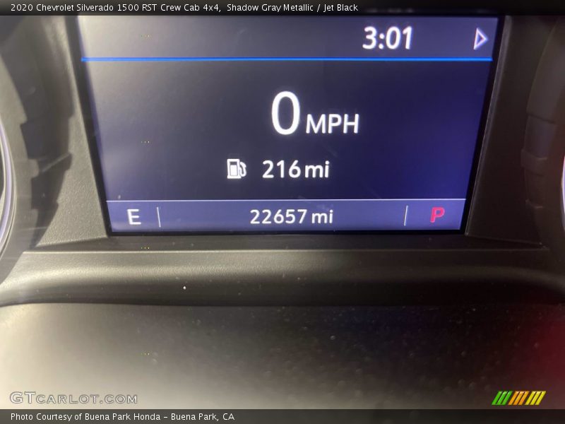 Shadow Gray Metallic / Jet Black 2020 Chevrolet Silverado 1500 RST Crew Cab 4x4