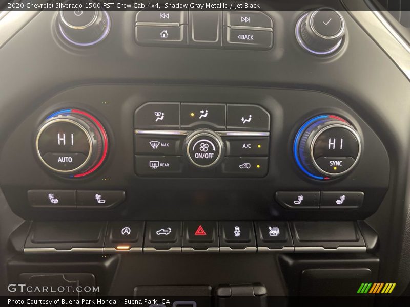 Shadow Gray Metallic / Jet Black 2020 Chevrolet Silverado 1500 RST Crew Cab 4x4