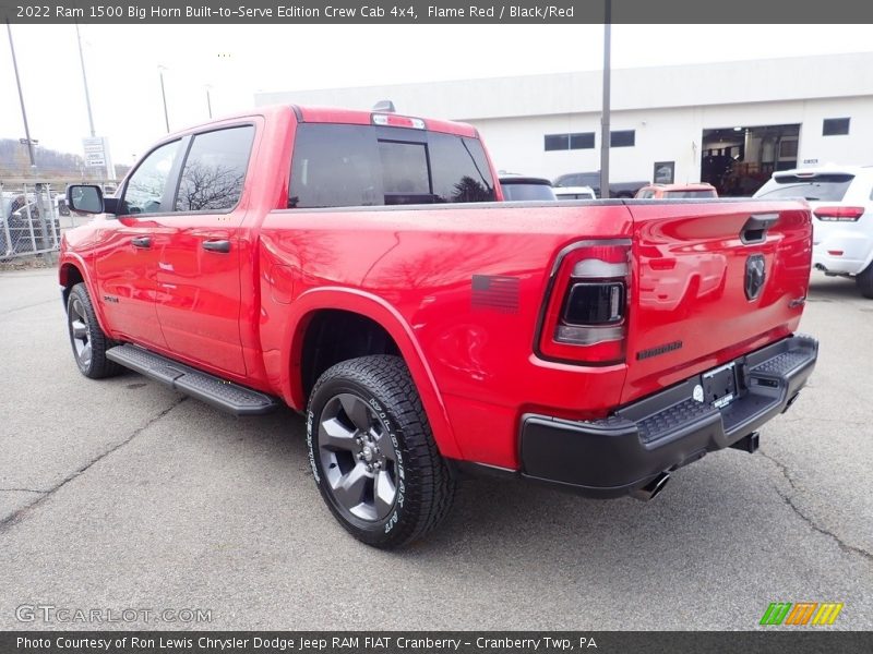 Flame Red / Black/Red 2022 Ram 1500 Big Horn Built-to-Serve Edition Crew Cab 4x4