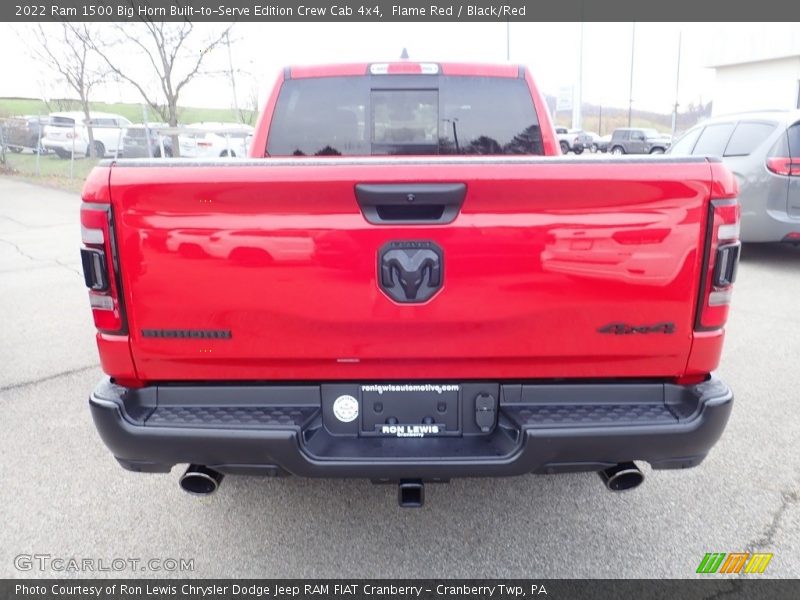 Flame Red / Black/Red 2022 Ram 1500 Big Horn Built-to-Serve Edition Crew Cab 4x4