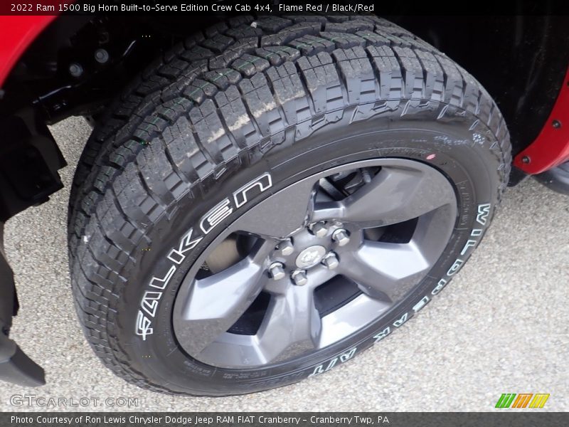 Flame Red / Black/Red 2022 Ram 1500 Big Horn Built-to-Serve Edition Crew Cab 4x4