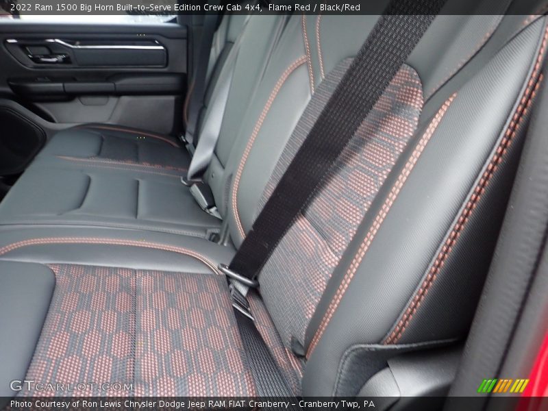 Flame Red / Black/Red 2022 Ram 1500 Big Horn Built-to-Serve Edition Crew Cab 4x4