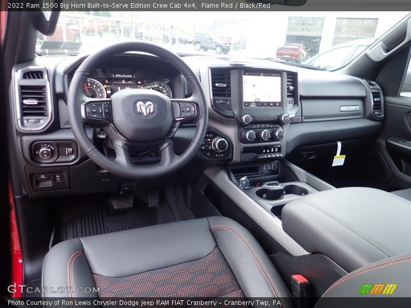 Flame Red / Black/Red 2022 Ram 1500 Big Horn Built-to-Serve Edition Crew Cab 4x4