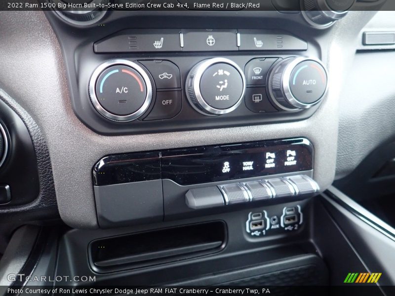 Flame Red / Black/Red 2022 Ram 1500 Big Horn Built-to-Serve Edition Crew Cab 4x4