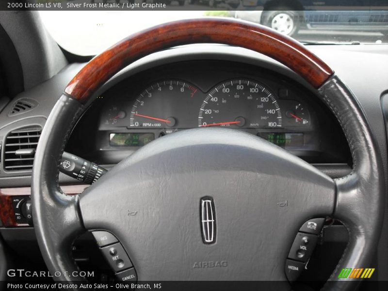 Silver Frost Metallic / Light Graphite 2000 Lincoln LS V8