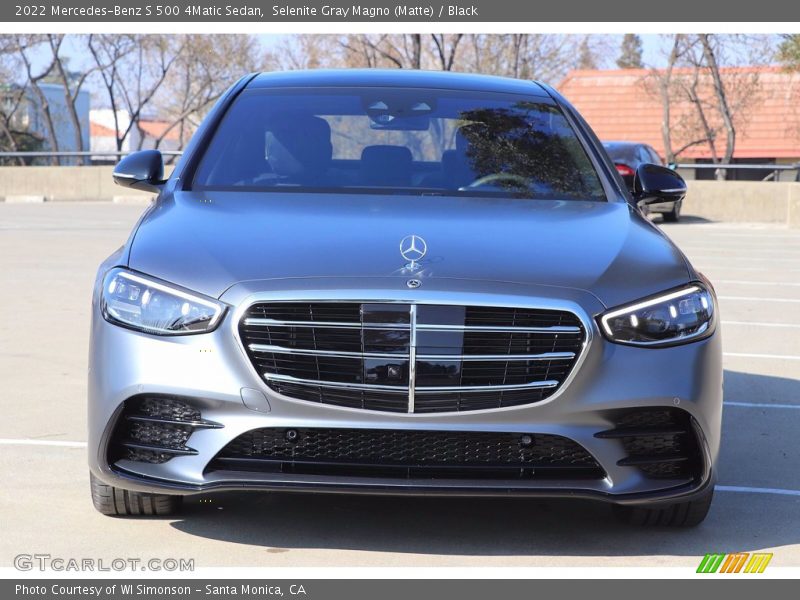 Selenite Gray Magno (Matte) / Black 2022 Mercedes-Benz S 500 4Matic Sedan
