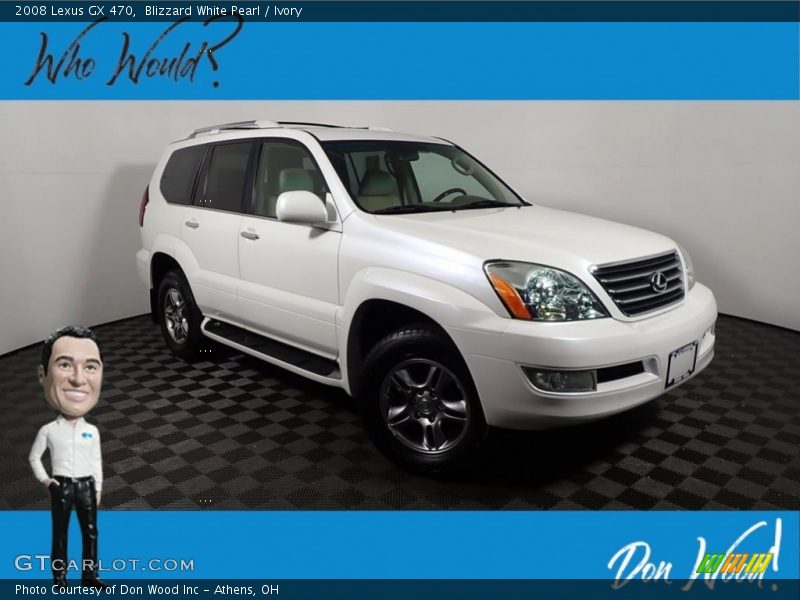 Blizzard White Pearl / Ivory 2008 Lexus GX 470