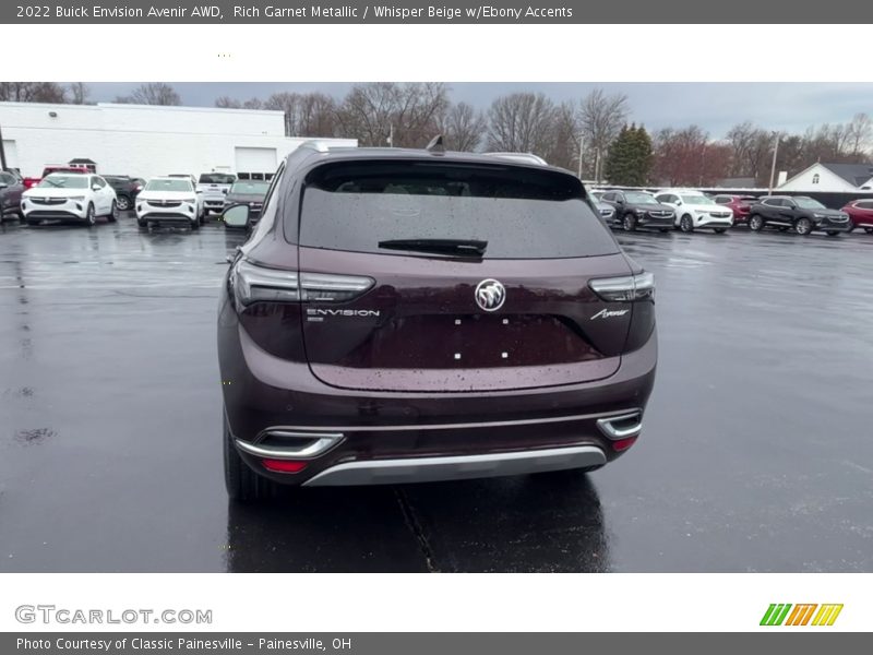 Rich Garnet Metallic / Whisper Beige w/Ebony Accents 2022 Buick Envision Avenir AWD