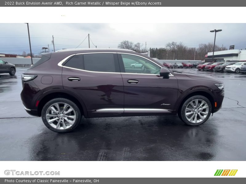 Rich Garnet Metallic / Whisper Beige w/Ebony Accents 2022 Buick Envision Avenir AWD