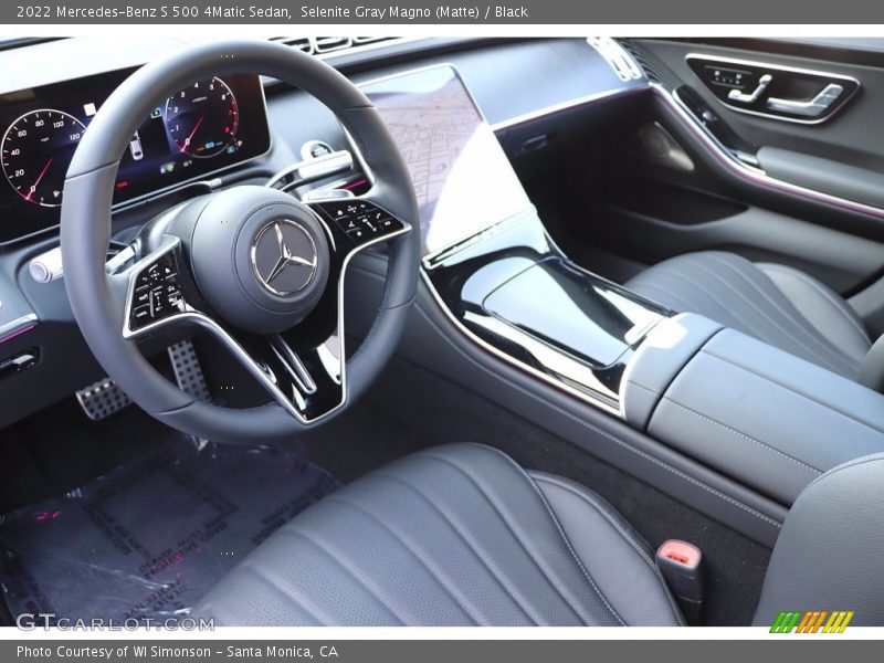 Front Seat of 2022 S 500 4Matic Sedan