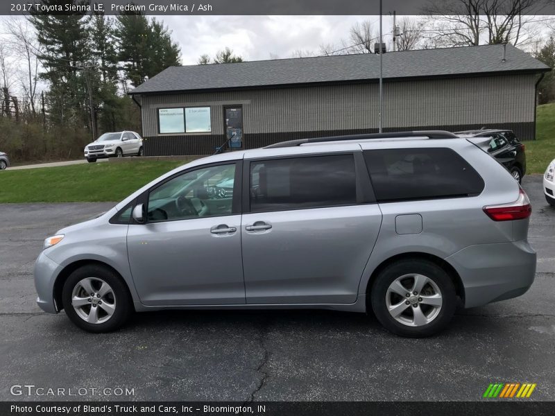 Predawn Gray Mica / Ash 2017 Toyota Sienna LE