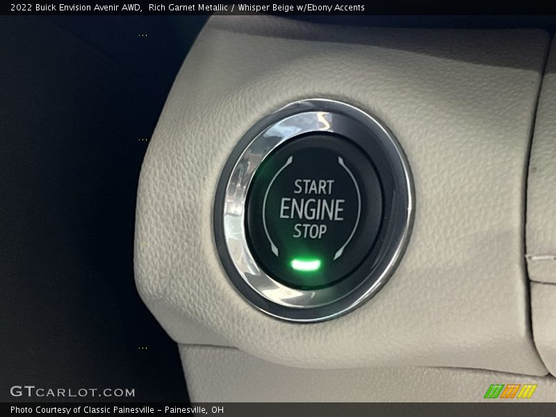 Rich Garnet Metallic / Whisper Beige w/Ebony Accents 2022 Buick Envision Avenir AWD