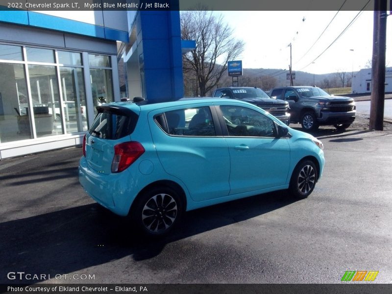 Mystic Blue Metallic / Jet Black 2022 Chevrolet Spark LT