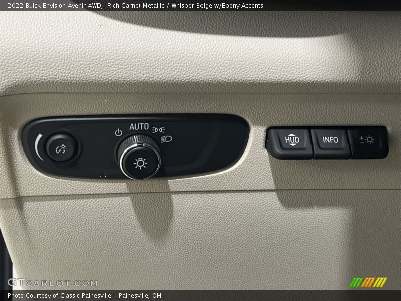 Rich Garnet Metallic / Whisper Beige w/Ebony Accents 2022 Buick Envision Avenir AWD