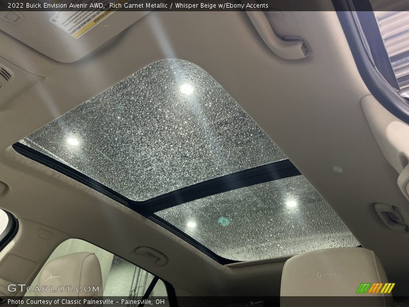 Rich Garnet Metallic / Whisper Beige w/Ebony Accents 2022 Buick Envision Avenir AWD