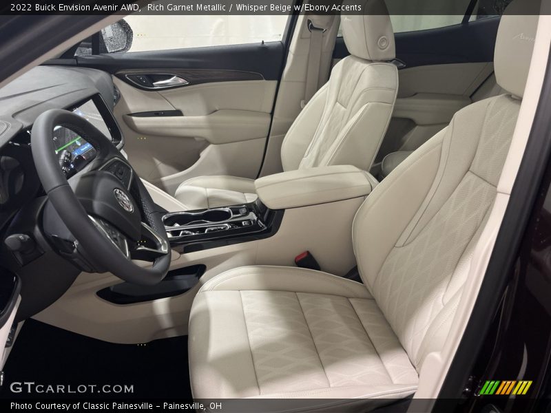 Rich Garnet Metallic / Whisper Beige w/Ebony Accents 2022 Buick Envision Avenir AWD