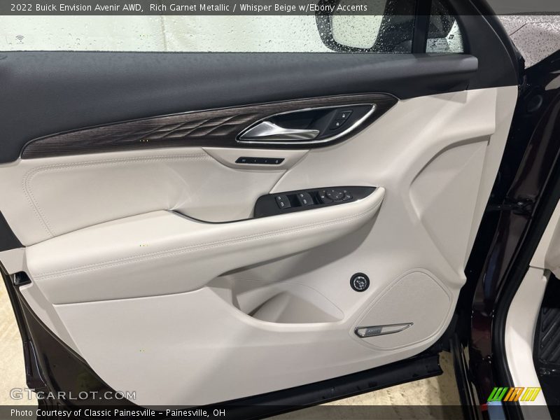 Rich Garnet Metallic / Whisper Beige w/Ebony Accents 2022 Buick Envision Avenir AWD