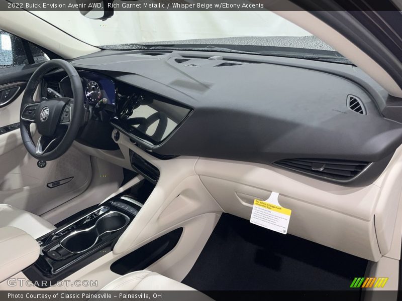 Rich Garnet Metallic / Whisper Beige w/Ebony Accents 2022 Buick Envision Avenir AWD