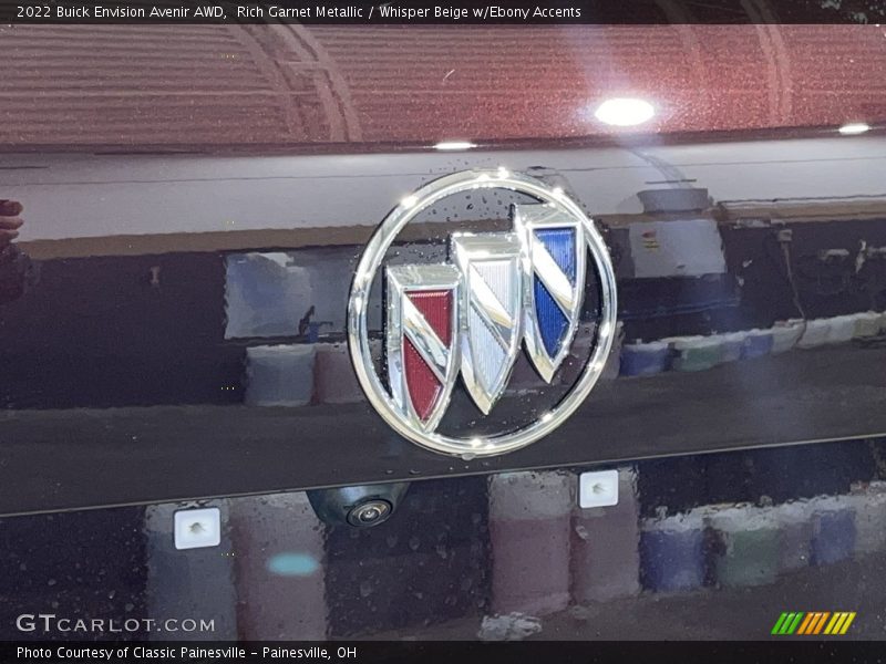 Rich Garnet Metallic / Whisper Beige w/Ebony Accents 2022 Buick Envision Avenir AWD