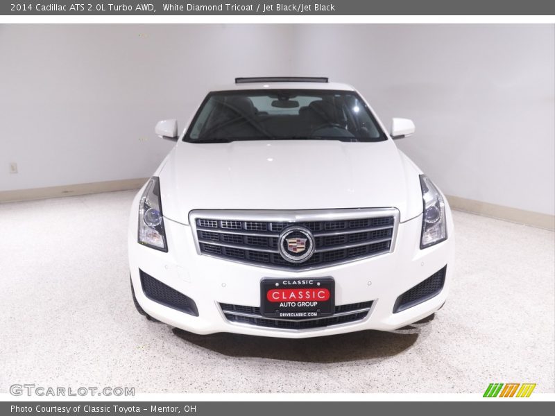 White Diamond Tricoat / Jet Black/Jet Black 2014 Cadillac ATS 2.0L Turbo AWD