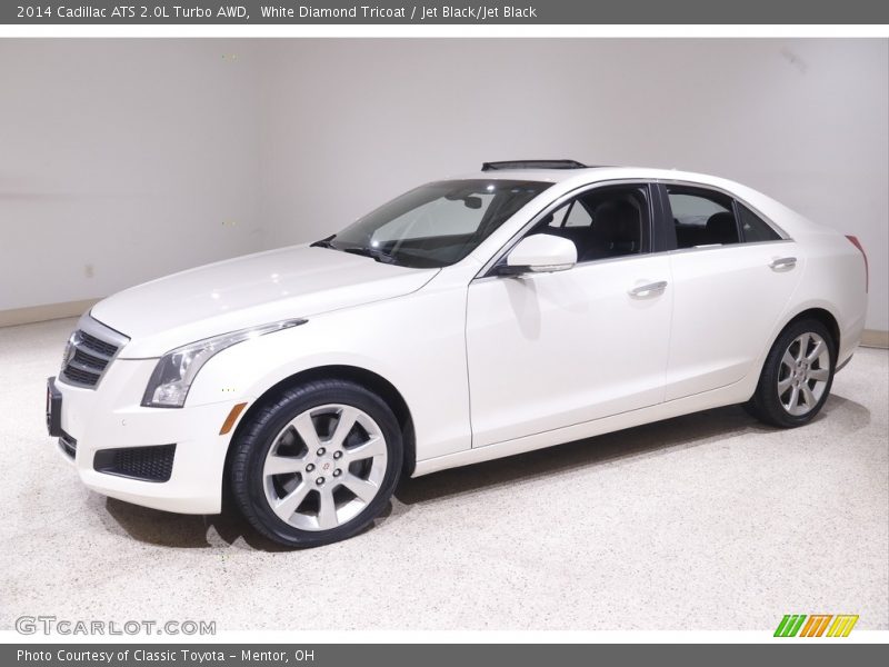 White Diamond Tricoat / Jet Black/Jet Black 2014 Cadillac ATS 2.0L Turbo AWD