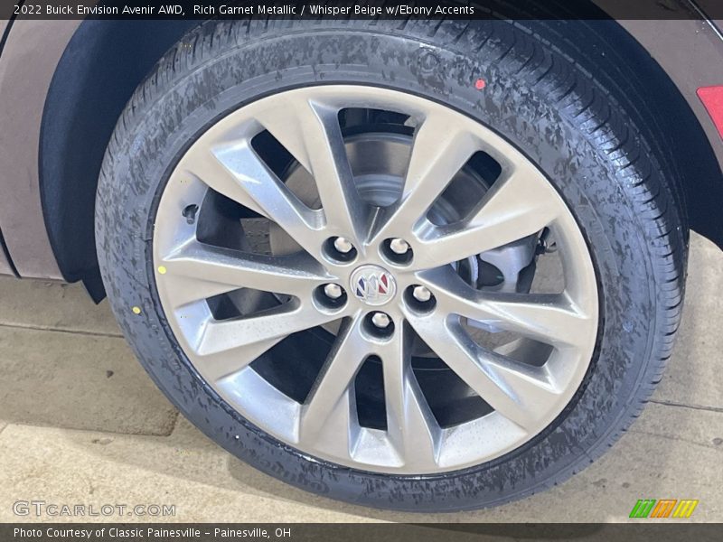 Rich Garnet Metallic / Whisper Beige w/Ebony Accents 2022 Buick Envision Avenir AWD
