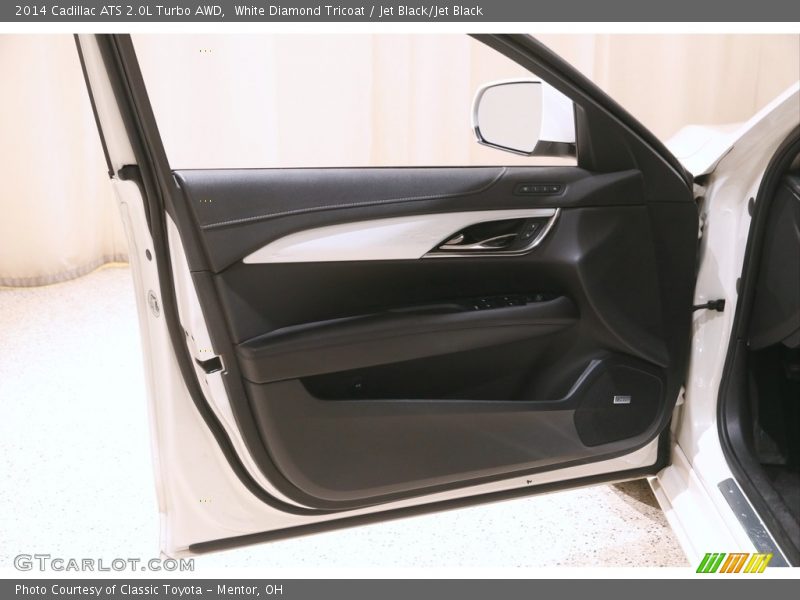 White Diamond Tricoat / Jet Black/Jet Black 2014 Cadillac ATS 2.0L Turbo AWD