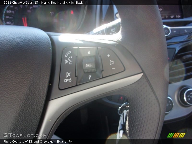 Mystic Blue Metallic / Jet Black 2022 Chevrolet Spark LT