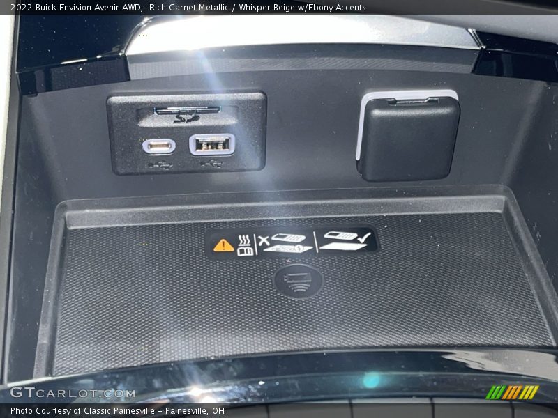 Rich Garnet Metallic / Whisper Beige w/Ebony Accents 2022 Buick Envision Avenir AWD