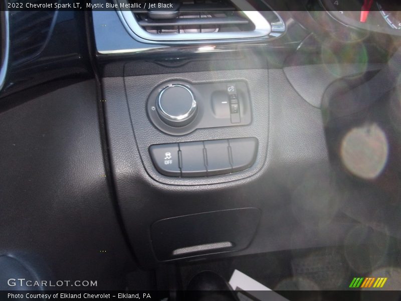Mystic Blue Metallic / Jet Black 2022 Chevrolet Spark LT