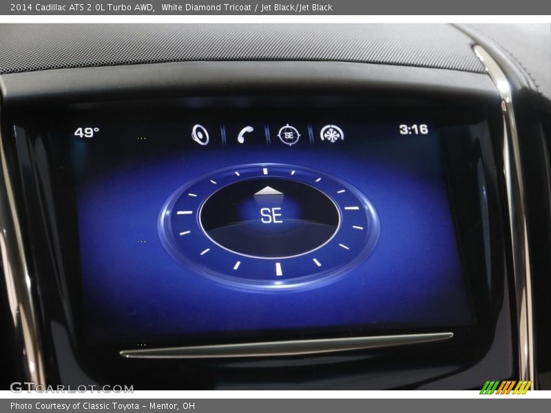 White Diamond Tricoat / Jet Black/Jet Black 2014 Cadillac ATS 2.0L Turbo AWD