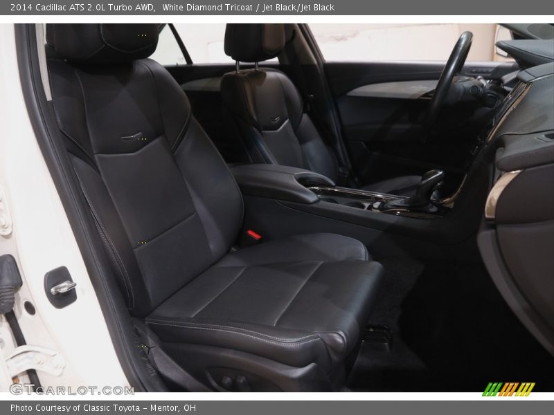 White Diamond Tricoat / Jet Black/Jet Black 2014 Cadillac ATS 2.0L Turbo AWD