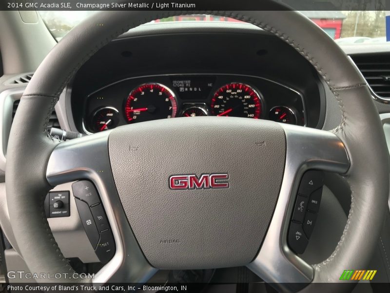 Champagne Silver Metallic / Light Titanium 2014 GMC Acadia SLE