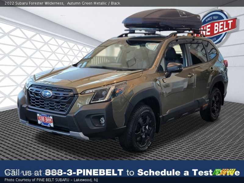 Autumn Green Metallic / Black 2022 Subaru Forester Wilderness
