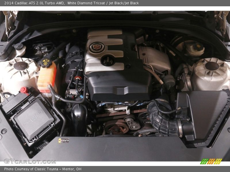 White Diamond Tricoat / Jet Black/Jet Black 2014 Cadillac ATS 2.0L Turbo AWD