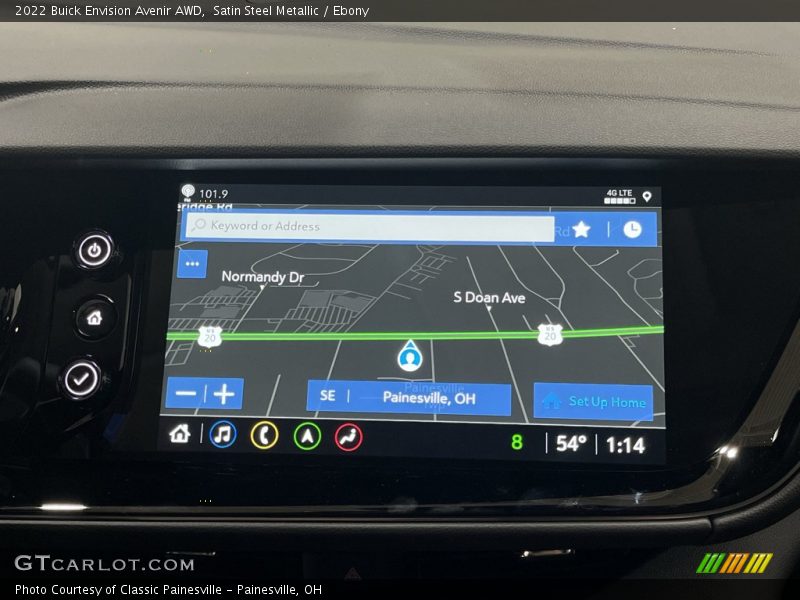 Satin Steel Metallic / Ebony 2022 Buick Envision Avenir AWD