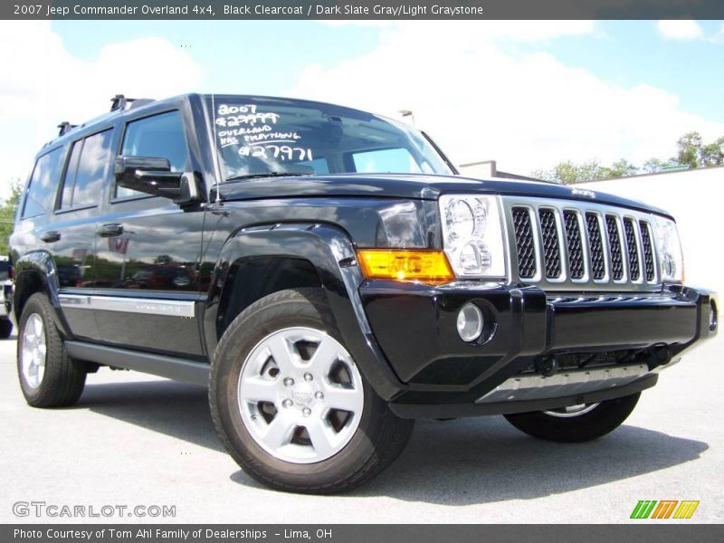 Black Clearcoat / Dark Slate Gray/Light Graystone 2007 Jeep Commander Overland 4x4