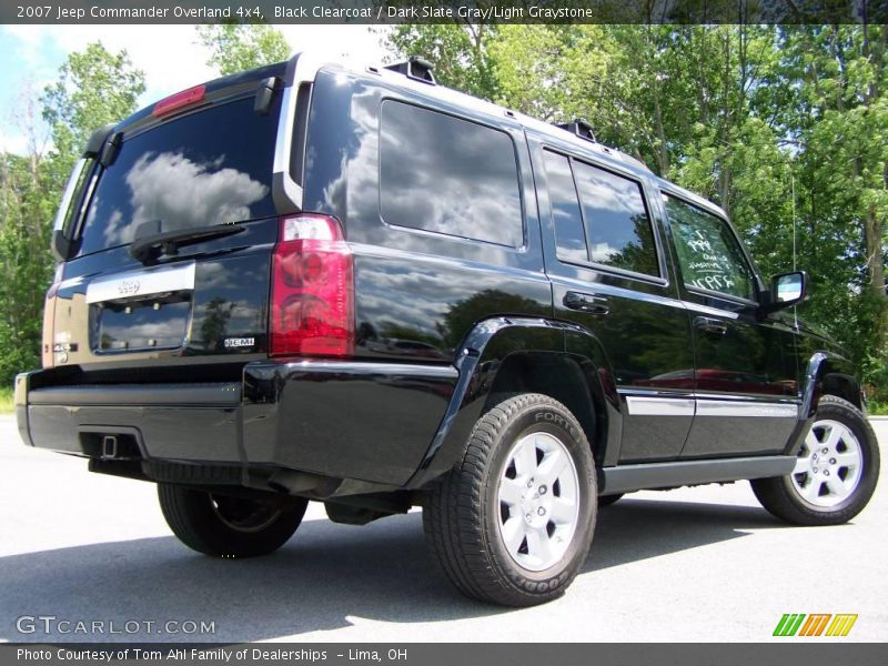 Black Clearcoat / Dark Slate Gray/Light Graystone 2007 Jeep Commander Overland 4x4