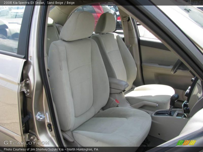 Sand Beige / Beige 2008 Kia Spectra EX Sedan